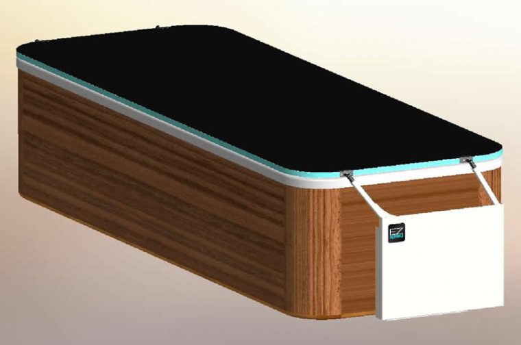 hydraulic hot tub lid 1