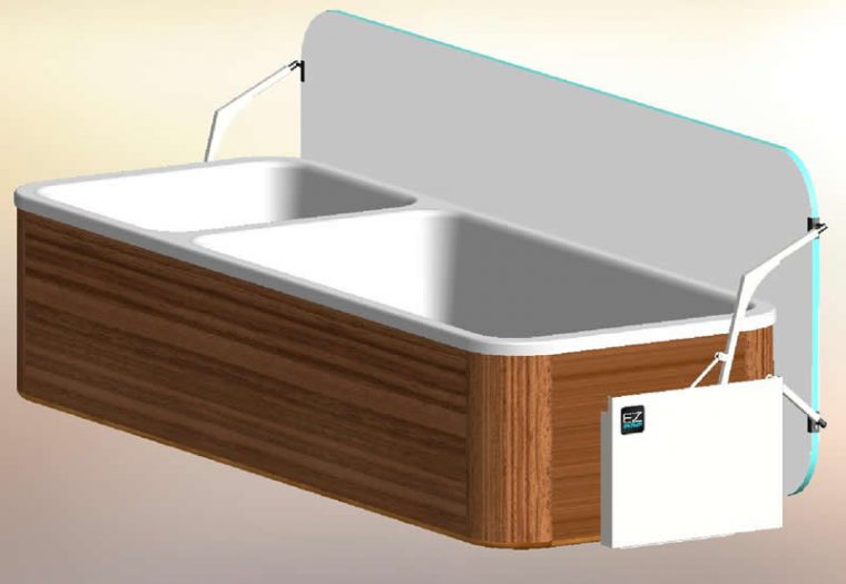 hydraulic hot tub lid 3