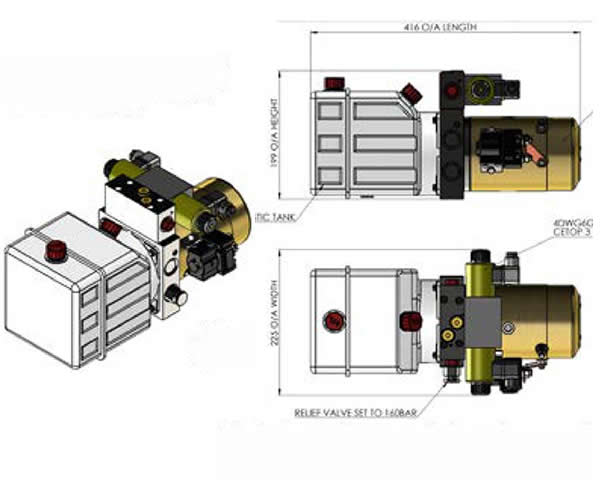 Welfare Trailer Hydraulic Kit