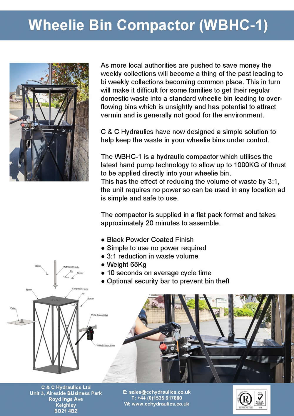 wheelie bin compactor